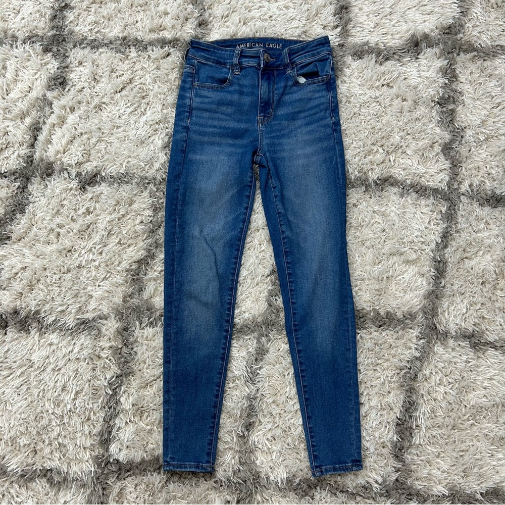AMERICAN EAGLE | Hi-Rise Jegging, Sz 2 Short